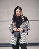 شال مشکی مجلسی