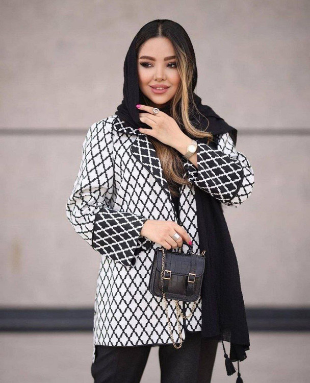 شال زنانه مشکی