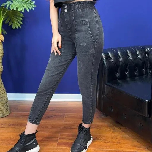 شلوار جین مام فیت