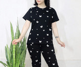 تیشرت و شلوار زنانه پراونه و گل