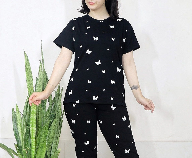 تیشرت و شلوار زنانه پراونه و گل