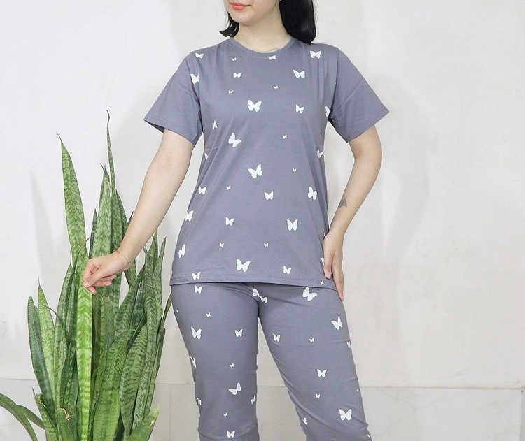 تیشرت و شلوار زنانه نخی