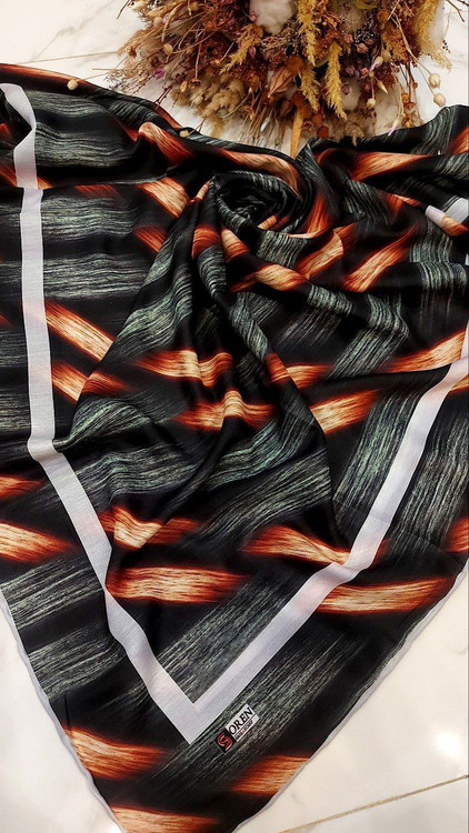 روسری نخی دست دوز