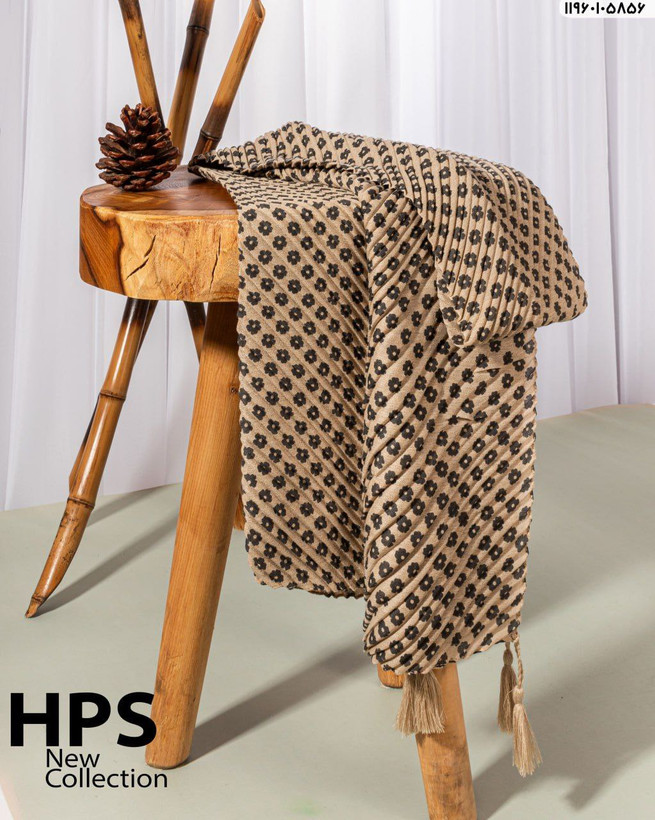 شال زنانه عمده 10 عددی برند HPS نخی مجلسی