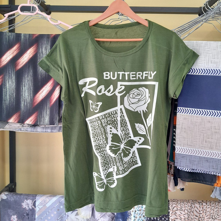 تیشرت زنانه نخی