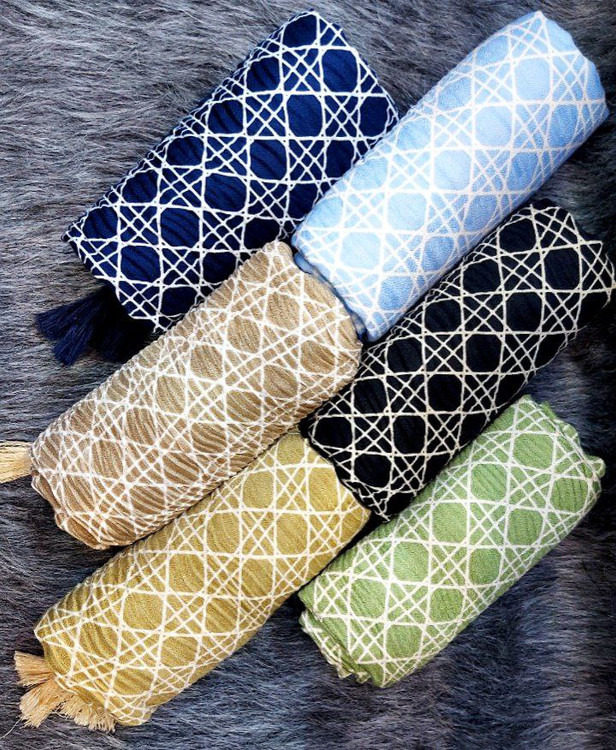 شال روزمره رنگی