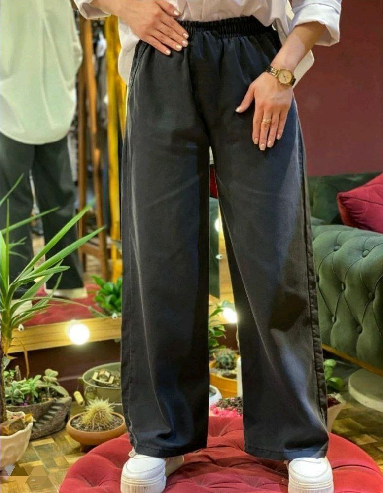 شلوار زنانه دمپا گشاد جین