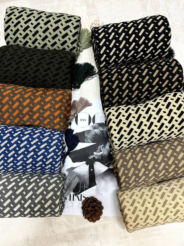 شال جینی ۶ عددی جنس کریشه برشکا مستقیم از تولیدی