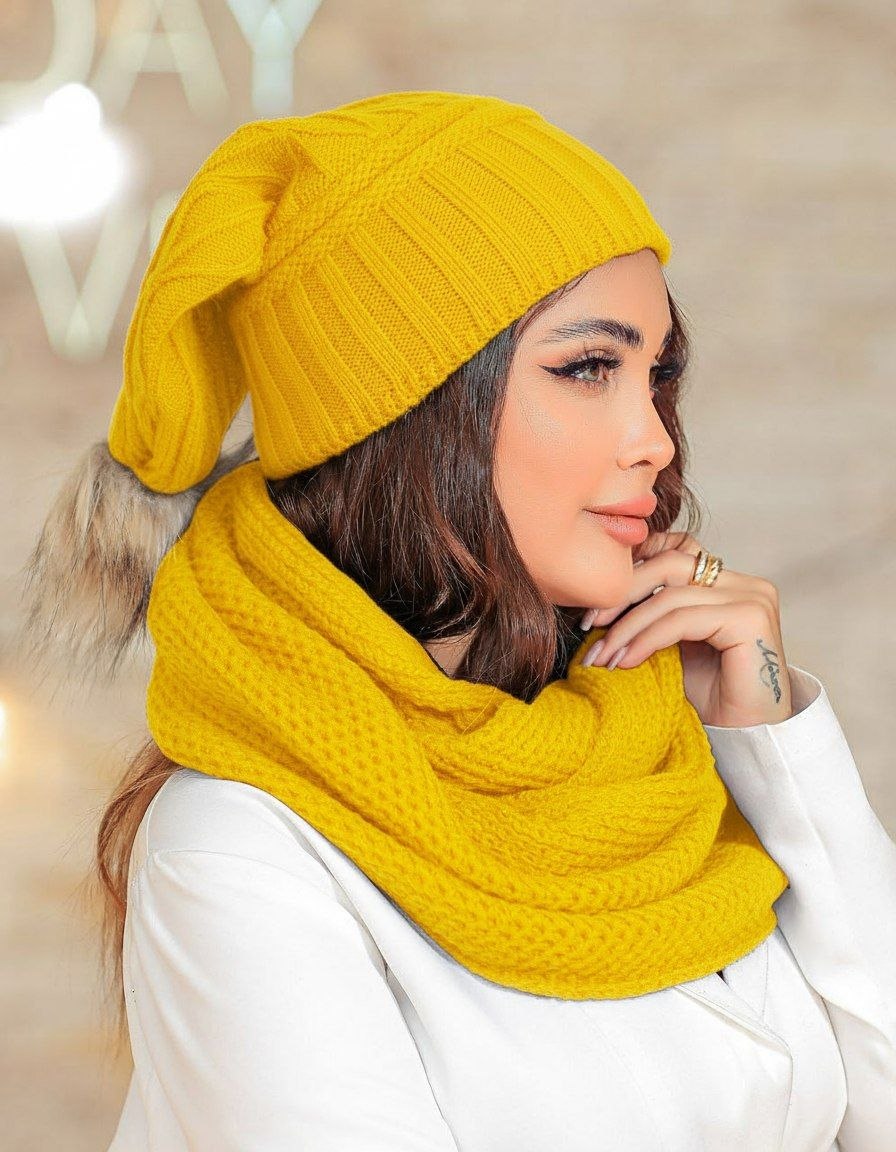 شال و کلاه زنانه زمستانی ترب مارتاشاپ