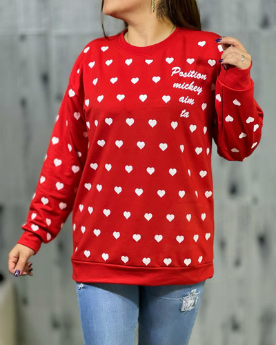 بلوز قلبی زنانه