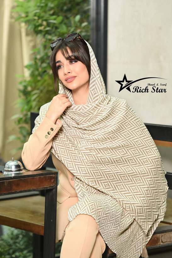 شال زنانه مجلسی کریشه برشکا