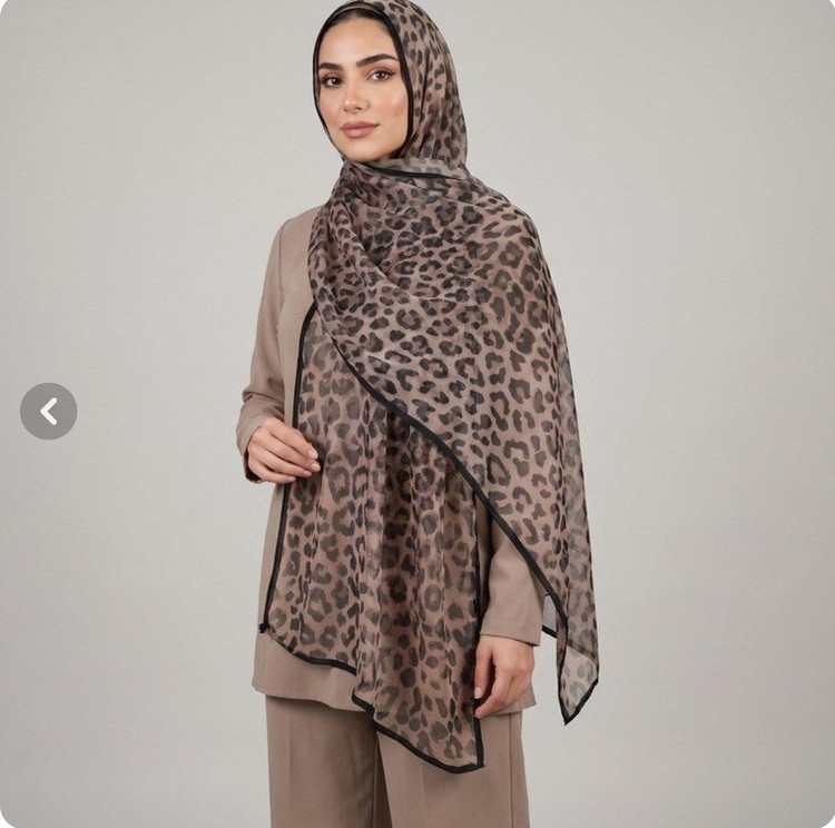 شال توری پلنگی
