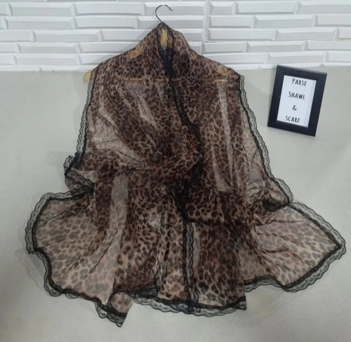 شال پلنگی توری