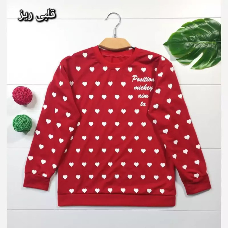 بلوز دخترانه و زنانه قرمز تخفیف ویژه مارتاشاپ