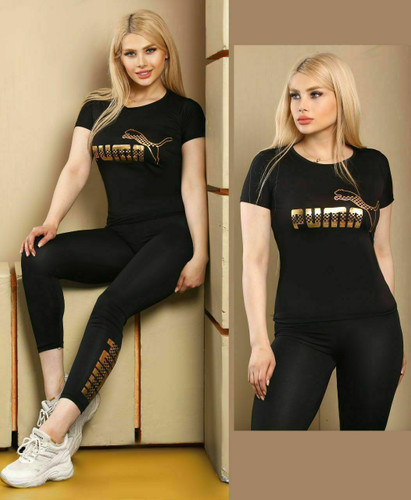 تیشرت و شلوار باشگاهی زنانه طرح پوما مارتاشاپ