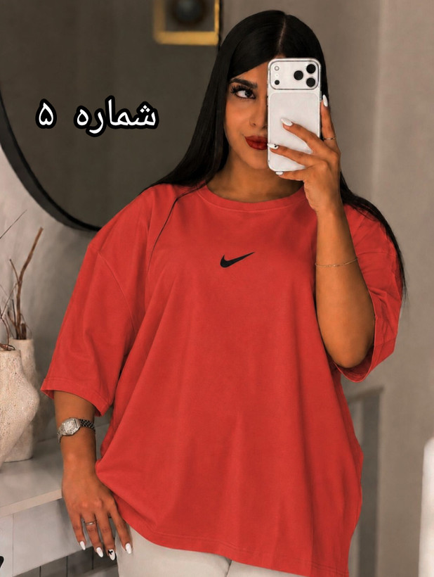 تیشرت باکسی پینترستی پنبه مارتاشاپ