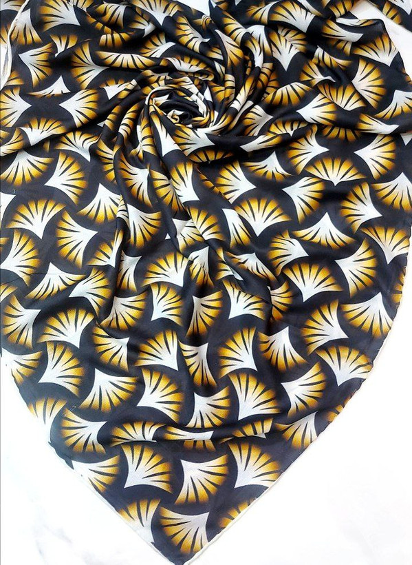 روسری مجلسی قواره دار سوپرنخ دست دوز