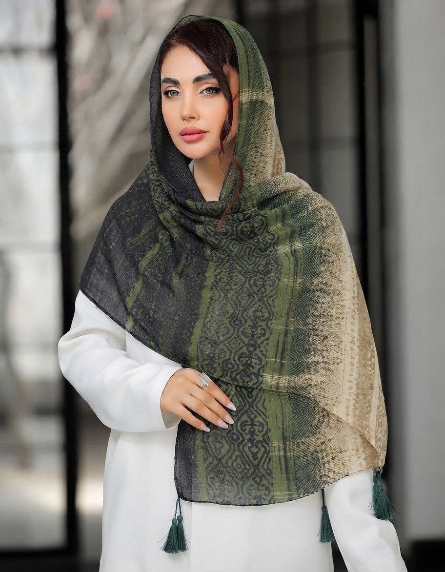 شال نخی روزمره بهاره نرم و لطیف