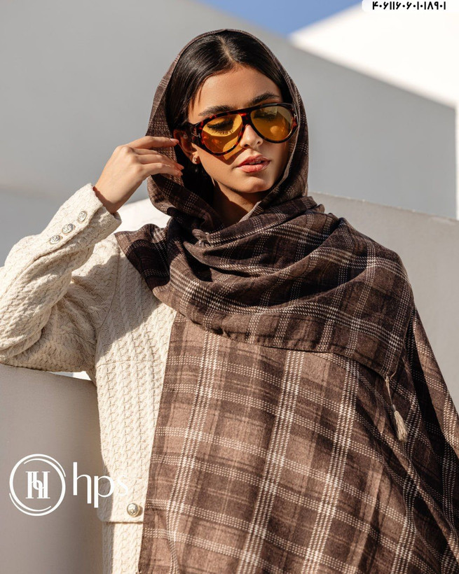 شال پاییزه طرح دار مارتاشاپ