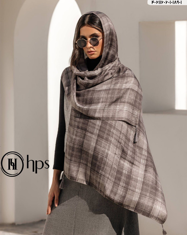شال پاییزه طرح دار مارتاشاپ