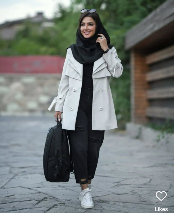 مقنعه نخی بروجرد مشکی زاغ مارتاشاپ