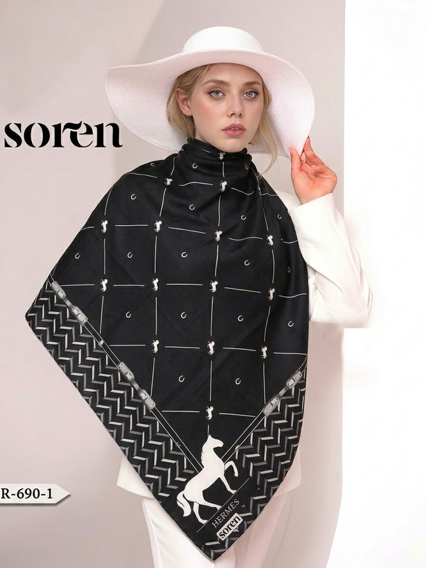 روسری سوپرنخ قواره ۱۴۰ مارتاشاپ